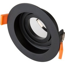 Cata CT-5224 Pars Yuvarlak Siyah Spot(Ampulsuz) Cata