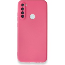 Smody Xiaomi Redmi Note 8 Kılıf Ultra Elastik Silikon Rubber Premier Pembe