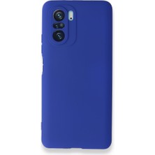 Smody Xiaomi Redmi K40 Pro Kılıf Ultra Elastik Silikon Rubber Premier Lacivert