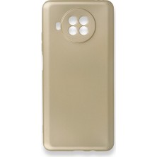 Smody Xiaomi Mi 10T Lite Kılıf Ultra Elastik Silikon Rubber Premier Gold