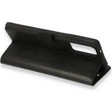 Smody Samsung Galaxy Note 20 Kılıf Mıknatıslı Kapaklı Cüzdan Deluxe Kopçalı Siyah