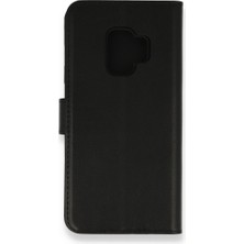 Smody Samsung Galaxy S9 Kılıf Mıknatıslı Kapaklı Cüzdan Deluxe Kopçalı Siyah