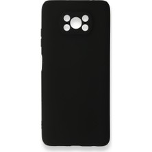 Smody Xiaomi Pocophone X3 Kılıf Ultra Elastik Silikon Rubber Premier Siyah