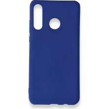 Smody Huawei P30 Lite Kılıf Ultra Elastik Silikon Rubber Premier Lacivert