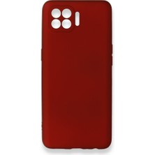 Smody Oppo Reno 4 Lite Kılıf Ultra Elastik Silikon Rubber Premier Bordo