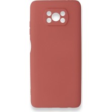 Smody Xiaomi Pocophone X3 Kılıf Ultra Elastik Silikon Rubber Premier Kiremit