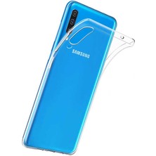 Smody Samsung Galaxy A50 Kılıf Ultra Şeffaf Elastik Kılıf Renksiz