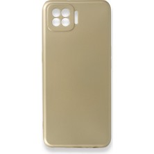 Smody Oppo A73 Kılıf Ultra Elastik Silikon Rubber Premier Gold