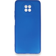 Smody Xiaomi Redmi Note 9 Kılıf Ultra Elastik Silikon Rubber Premier Lacivert