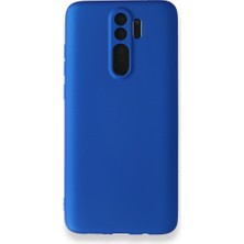 Smody Xiaomi Redmi Note 8 Pro Kılıf Ultra Elastik Silikon Rubber Premier Mavi