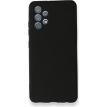 Smody Samsung Galaxy A52 Kılıf Ultra Elastik Silikon Rubber Premier Siyah