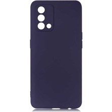 Smody Oppo A74 Kılıf Ultra Elastik Silikon Rubber Premier Lacivert