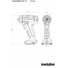 Metabo Powermaxx Bs 12 / 2.0 Akülü Tornavida Set