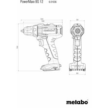 Metabo Powermaxx Bs 12 / 2.0 Akülü Tornavida Set