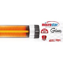 Microstar Infrared Isıtıcı Soba 2500W (Ayak Hediyeli)