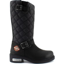 Hammer Jack 102 15980-Z Kadın Deri Çizme Siyah