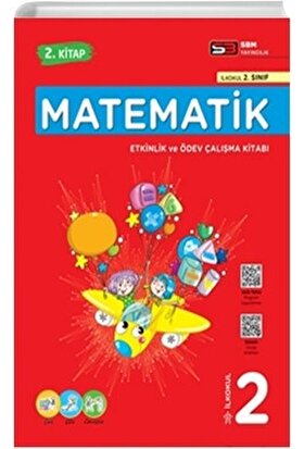 SBM Yayınları Matematik 2. Sınıf Etkinlik ve Ödev Çalışma Kitabı 2. Kitap