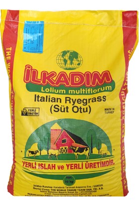 İlk Adım Süt Otu Tohumu (Ryegrass) - Rye Grass - Italyan Çimi - Reygrass - Tetraploid - 10 kg