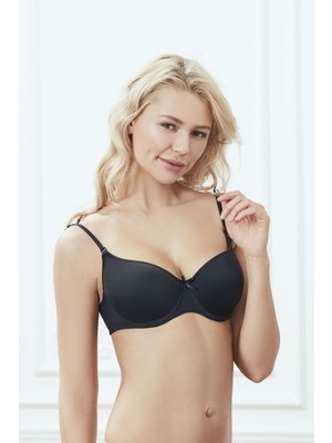 Anıl 3106 Balenli Yumuşak Cup Desteksiz Dolgusuz Basic Sütyen