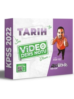 Hocawebde Yayınları KPSS 2022 Tarih Video Ders Notu