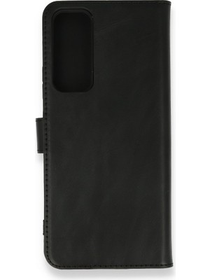 Smody Huawei P Smart 2021 Kılıf Mıknatıslı Kapaklı Cüzdan Deluxe Kopçalı Siyah