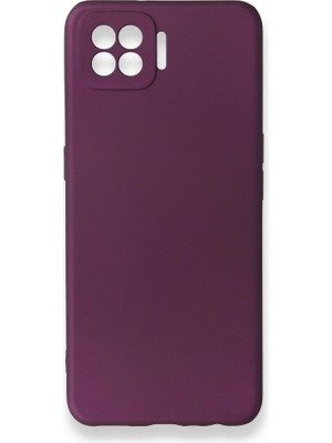 Smody Oppo A73 Kılıf Ultra Elastik Silikon Rubber Premier Mürdüm