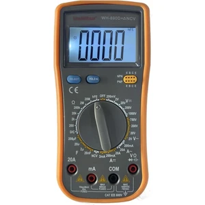 Wh 890D+ Ncv Işıklı Dijital Multimetre Ölçü Aleti