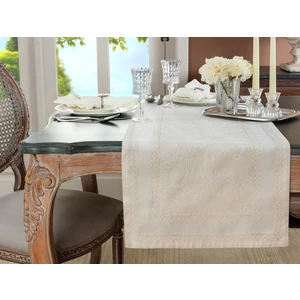 Madame Coco Iva Runner - Bej - 45X160 cm
