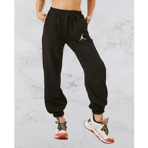 Amor Woman Jordan Dijital Baskılı Lastikli Paça 3 Iplik Rahat Kesim Çift Cep Kadın Jogger Eşofman Altı