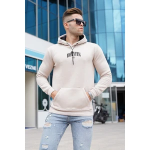 Bej Kapüşonlu Sweatshirt 5331