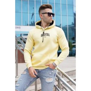 Sarı Kapüşonlu Sweatshirt 5331