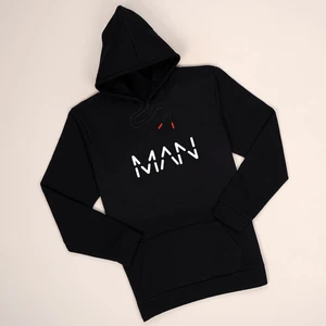 Kapşonlu Siyah Man Sweat