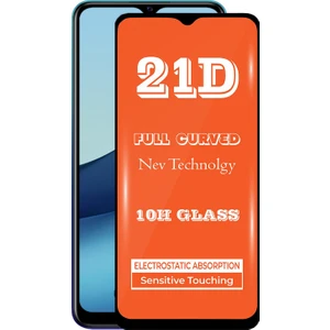 Kzy Vivo Y20 Tam Kaplayan 21D Temperli Ekran Koruyucu Cam