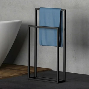 3Art Metal Havluluk - Çiftli El Havluluk - Metal Askılık - Metal Ayaklı Askı