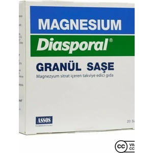 Magnesium Diasporal Granül Saşe 20'li
