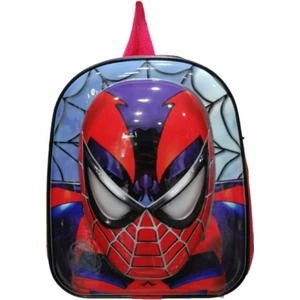 Spiderman 5d Kabartmalı Anaokulu Kreş ve Günlük Kullanım Çantası Örümcek Adam Sırt Çantası