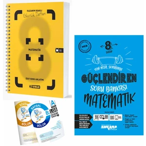 Hız Yayınları 8. Sınıf Matematik Özet Konu Anlatımlı Etkinlik Kitabı ve Ankara Matematik Güçlendiren Soru Bankası