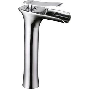 Çanak Şelale Banyo Lavabo Bataryası Krom
