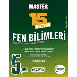Okyanus Yayınları 5. Sınıf Master 15 Fen Bilimleri Denemesi