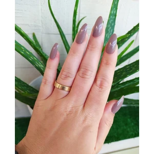 12 Li  Kendinden Yapışkanlı Takma Tırnak ( Taş Rengi )