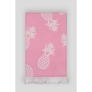 Kande Cotton Ananas Desen Jakarlı Peştamal