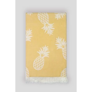 Kande Cotton Ananas Desen Jakarlı Peştamal