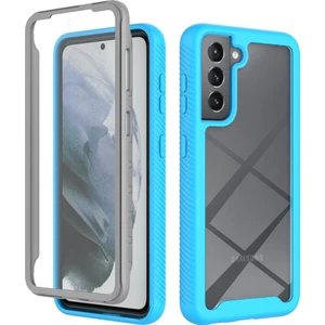 Samsung Galaxy S21 Fe 5g Için Shockproof Bumper Yerleşik Ekran 360 Tam Koruma Kılıf Kapaklı (Yurt Dışından)