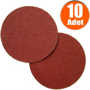 10 Adet Cırt Zımpara 150 mm Spiral Taşlama 40 Kum