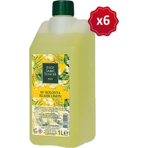 Eyüp Sabri Tuncer Klasik Limon Kolonyası Yedek Şişe 1 lt x 6