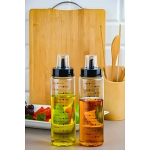 Damlatmaz 2 Li Cam Yağlık Sirkelik 570ML+570ML