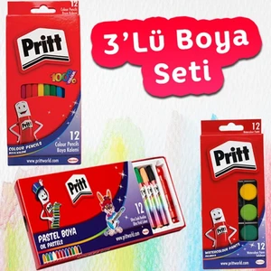 3'lü Boya Set