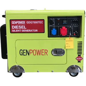 Gdg 7000 Tec Oto Model 7 Kva,  Otomatik Dizel, Ses Izolasyon Kabinli, Transfer  Panolu  ,tekerlekli, Trifaze Portatif Jeneratör