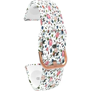 Honor Watch Gs Pro Için Desenli Silikon Kordon Pembe Kuş