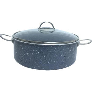 Granit Series 26 cm Derin Yanmaz Yapışmaz Granit Tencere
